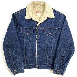 70’s Levi's 72605-0217 DENIM BOA JACKET Made in USA